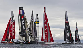 Il circuito di Coppa America
si esibisce a Napoli
