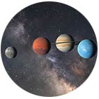 6 pianeti allineati
nel cielo di febbraio