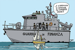 La Guardia di Finanza
unica polizia in mare