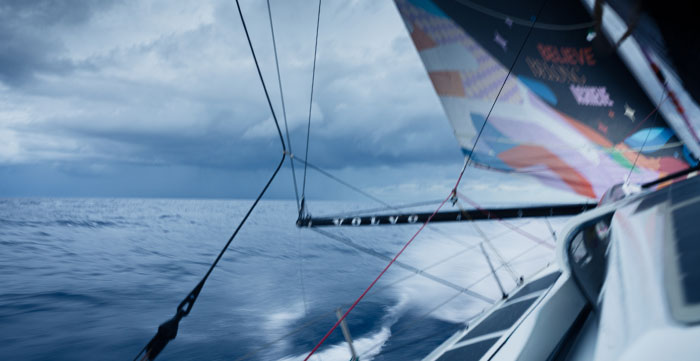 Testa a testa a the Ocean Race Atlantic
