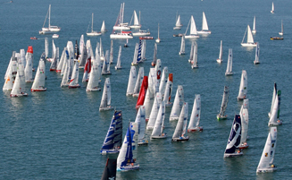 Maltempo finito
partita la “Mini Transat”