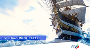 Giovani velisti sul Vespucci
per il tour 2025
