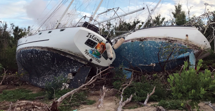 Barca accidentata