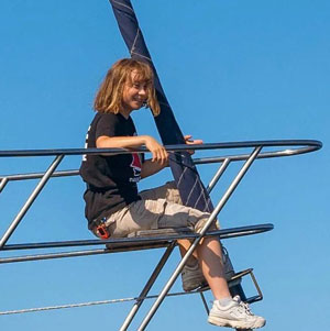 Greta Thunberg 
a vela verso Gaza
