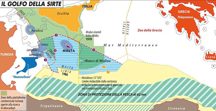 Acque territoriali: l’eccezione libica