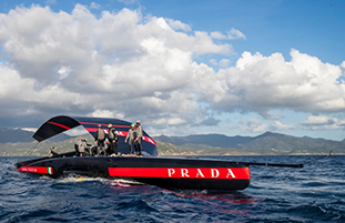 Luna Rossa disalbera
crash test o incidente?
