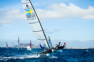 Per le qualifiche olimpiche
si gareggia a Lanzarote