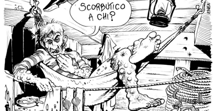 Scorbuto, il male del mare