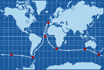Un italiano tra gli skipper del "Global Challenge" 2004