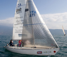 "Trans lac en du"
vela notturna sul Garda