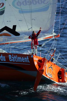 Vendée Globe a Vincent Riou su "Prb"